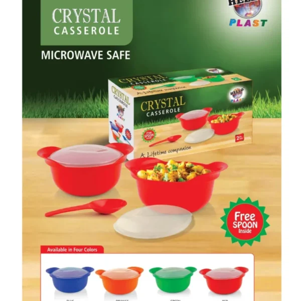 Crystal Casserole Microwave Safe