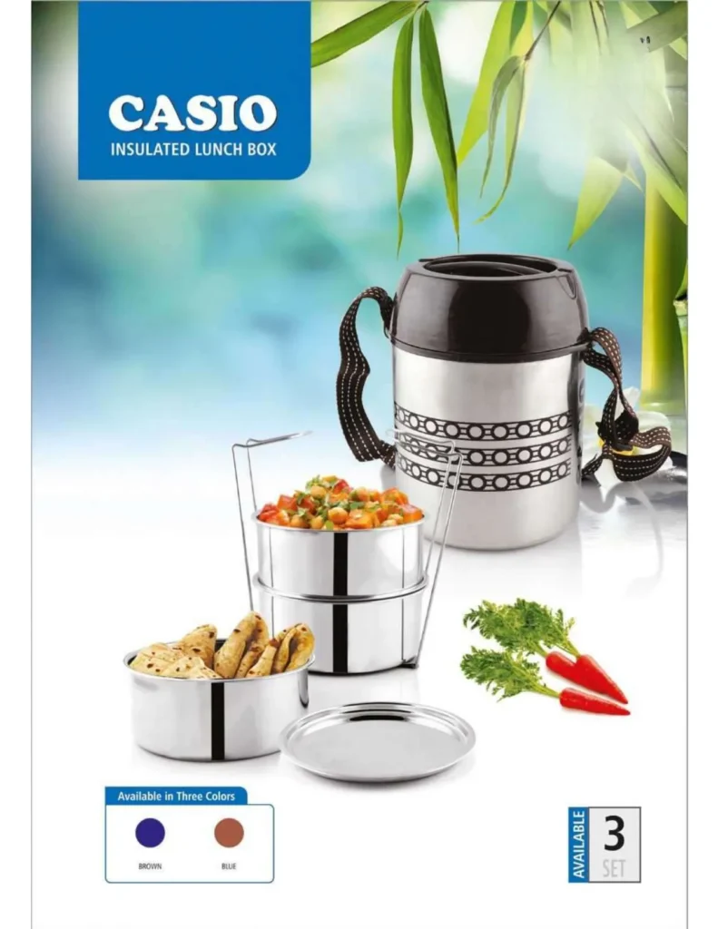 Casio Insulated Lunch Box – Keep Your Meals Fresh and Hot!